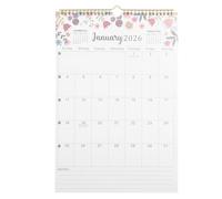 HINTRMENT 2026-2027 18-Month Wall Calendar Monthly Planner with Multi-Country Holidays English Version Large Paper Hanging Wall Organizer for Home and Office Daily Scheduling