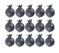 HINTRMENT 20pcs Artificial Blueberries for Decoration, Lifelike Foam Fake Fruit Model, Realistic Black Blueberry Simulation for Film Props and Display Models
