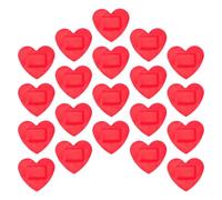 HINTRMENT 20pcs Heart Shaped Adhesive Wound Bandages High Elasticity for Wound Protection, Breathable Pe Material Patches for Adults the Elderly in Outdoor Sports and Daily Care