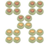HINTRMENT 20pcs Rabbit Chew Natural Grass Biscuits for Guinea Pigs and Rats, Chewable Molar Cakes That, Pet Treats for Small Bunny Teeth Care