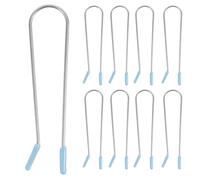 HINTRMENT 20pcs U-shaped Hot Roller Clips Replacement Metal Wire Hair Curler Clips for Electric Rollers 1.9cm Spiral Perm Rods for Salon and Home Hair Styling