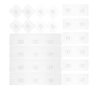 HINTRMENT 21pcs Adhesive Hooks for Hanging Acrylic Removable Self Adhesive Wall Hooks Heavy Duty Full of Style for Hotels Laundry Room
