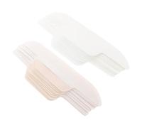 HINTRMENT 24pcs Hat Liner Collar Liners Pad Disposable Waterproof Curve Shape Sweat Absorbing Non-woven Fabric Paper Pe for Jobs Negotiations and Parties
