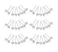 HINTRMENT 24pcs Stainless Steel Trash Can Lid Torsion Springs, 4-Coil Small Replacement Springs for Trash Bin Hinge, Restore Lost Tension and Prevent Lid Sticking, for DIY Projects and Home
