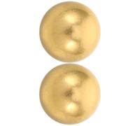 HINTRMENT 2Cm Copper Birdbath Balls 2Pcs Solid Brass Spheres for Garden Pond Cleaning and Maintenance, Outdoor Decorative Water Purifier for Backyard and Patio Bird Baths