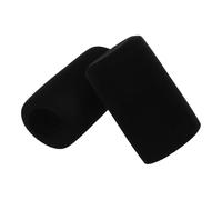 HINTRMENT 2pcs Black Flocked Foam Pop Filter Windscreen Cover for K688 Microphone, Noise Reduction Mic Sponge Sleeve for Recording, Streaming, Podcast Use