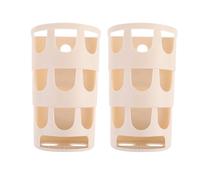 HINTRMENT 2pcs Cage Grass Feeder for Pet Rabbit and Small Animals Plastic Rabbit Forage Rack with Anti-bite Feature and All-round Smooth Edge Design