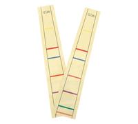 HINTRMENT 2pcs Cello Stickers Fretboard Tools Pvc Position Markers Beige Universal Fit for Cello Fingerboard Practice Beginners Students
