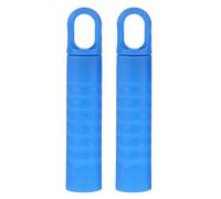 HINTRMENT 2Pcs Dustpan End Caps 25Mm Diameter Blue Plastic with Hanging Hole for Wet Dry Mop and Household Cleaning Tasks
