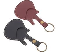 HINTRMENT 2pcs Guitar Pick Holder Storage Bag for Guitar Picks Portable Musical Instrument Accessories Organizer Mesh Pockets for Guitarists The Go
