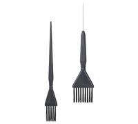 HINTRMENT 2pcs Hair Dye Brushes with Softer Bristles and Easy to Clean Pp and Stainless Steel Material Professional Hair Dying Applicator Brush for Salon Use