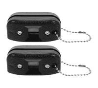 HINTRMENT 2pcs Ice Skates Sharpener Ice Skates Grinder Stone Black Sandstone Sturdy Sturdy Sharpening Versatile Use for Figure Skating