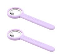 HINTRMENT 2pcs Magnetic Nail Art Tool with Handle for Cat Eye Nail Polish and Gel Magnet, Plastic Material, Prevents Polish Smudging, Universal Compatibility, for DIY Salon Designs