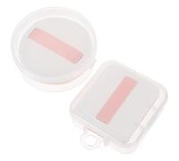 HINTRMENT 2pcs Makeup Powder Puff Face Sponge for Women Reusable Hydrophilic Polyurethane Soft Dusting Powder Puff with Ribbon Assorted Colors for Home and Travel Use