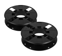 HINTRMENT 2pcs Plastic Extension Cord Roller and Filament Holder for 3D Printer Filament Management, Compact and Portable Design for Homes and Workshops, Black