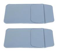 HINTRMENT 2pcs Pu Leather Pen Protective Bags Pocket Organizer for Nurses and Doctors, Multifunctional Portable Pencil Storage Case for Workwear (Haze Blue)