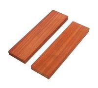 HINTRMENT 2pcs Solid Wood Guitar Bridge Blank for Acoustic Folk Guitars, Brown Rectangle Shape, for Performing on Stage and Practicing at Home, Sound with Unique Shape Creation