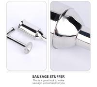 HINTRMENT 2pcs Stainless Steel Sausage Making Funnels Manual Meat Stuffing Tool Kit for Kitchen Use Easy to Clean Filling Tubes for Ground Beef Pork Sausage Stuffer Accessories
