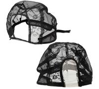 HINTRMENT 2Pcs U Part Lace Wig Caps Stretch Mesh Dome Caps for Wig Making Elastic Mesh Weaving Suitable for Women Hair Styling