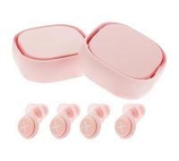 HINTRMENT 2sets Noise Earplugs for Noise Reduction Sleep and Swimming Silicone Material Invisible Design and Multipurpose Function for Blocking Snoring Sounds and Indoor Use