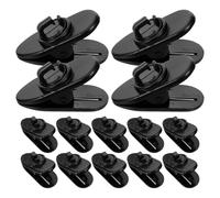 HINTRMENT 30pcs Mic Clip Small Wire Clips for Lavalier Microphone Lapel Mic for Streaming and Mini Use