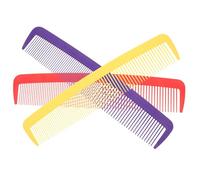 HINTRMENT 3pcs Giant Carnival Clown Comb Props Oversized Wide Tooth Hairbrushes for Halloween Party Prank Costume Accessories in Red Yellow Purple
