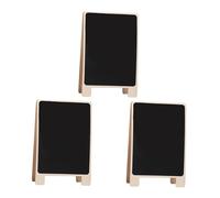 HINTRMENT 3pcs Large Wooden Standing Blackboards 30x20cm Double-Sided Cedarwood Memo Boards with Easel for Office and School Display