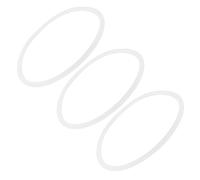 HINTRMENT 3pcs Silicone Gasket Replacement round Leakproof Rings for Lunch Box Lid, Microwave-safe High-temperature Resistant Silicone Seal, for Daily Lunches and Outdoor Picnics