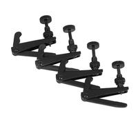HINTRMENT 4pcs Black Violin Fine Tuners 3/4-4/4 String Adjusters Practical Violin Accessories for Full-size and Half-size Instruments