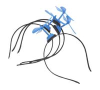 HINTRMENT 4pcs Blue Propeller Hairband with Rotating Helicopter Propeller Shape, Secure Fit Plastic Headband, Hair Accessories for Costume and Birthday Party Holiday Headwear