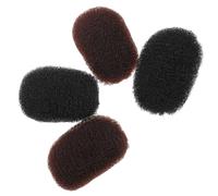 HINTRMENT 4pcs Hair Bump Pads Hair Padding Tool Comfortable Lightweight Nylon Manganese Steel for Women Suitable for Working Parties