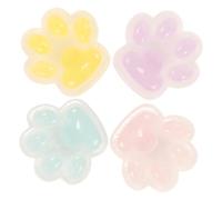 HINTRMENT 4pcs Portable Magnetic Cat Paw Crystal Art Fixators Plastic Magnet Cover Holders for Simple Operation in DIY Crystal Craft
