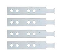 HINTRMENT 4pcs T-shaped Window Pivot Bar Replacement Heavy Duty Metal Galvanized Die Cast Bars for Single Hung and Double Hung Windows for Home Repair Kits and Residential Renovation