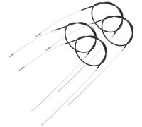 HINTRMENT 4pcs Universal Wheelchair Brake Cable Precision Brake Cables Easy Operation User Independence Steel Plastic Material Black Suitable for Rehabilitation Centers and Scenarios