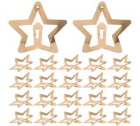 HINTRMENT 50pcs Star Hairpins Star Hair Clips Alloy Mini Decorative Non-slip Resistant to Deformation Fashionable Chic Hair Accessories for Daily Wear and Formal Occasions