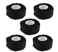 HINTRMENT 5pcs Cotton Self- First Aid Tape for Men and Women, Comfortable Elastic Sports, Easy to Use Black Tape for Home and Trauma Support