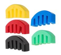 HINTRMENT 5pcs Violin Practice Mutes Rubber Five Claw Bridge Clip-on Sound Dampeners for Violin Bridge Universal Compatibility Firm Grip for Quiet Practice and Orchestral Performance