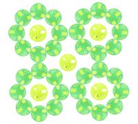 HINTRMENT 60pcs Plastic Interactive Cat Toy Ball Kitten Chase Mate Bells for Cats Toys Random Color