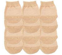 HINTRMENT 6pairs Slip Silicone Socks of Breathable Half Socks for High Heels No Show Design Sweat Absorbing Material for Yoga and Daily Wear