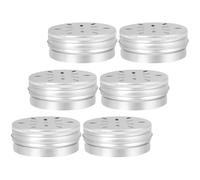 HINTRMENT 6Pcs 80Ml Dog Scent Training Cases with Metal Lids, Odor Detection Containers for Working Dogs, Agility and Search Training Tools for German Shepherds and Malinois