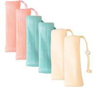 HINTRMENT 6pcs Multi-layer Soap Net Bags for Home Use Pe Material Soap Savers Pouches with Easy Storage and Exfoliating Function for Shower and Bath