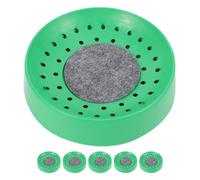 HINTRMENT 6pcs Plastic Pigeon Nesting Bowls with Non-slip Mats Reusable Bird Breeding and Hatching Bowls for Pigeons Doves and Birds Easy to Clean Nesting Beds for Home and Farm Use