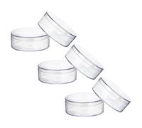 HINTRMENT 6pcs round Candy Boxes with Lids, Ps Treat Storage Organiser for Beads and Sweets, Wedding Party Favour Box Set