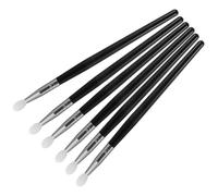 HINTRMENT 6pcs Silicone Lip Gloss and Eye Shadow Applicators Makeup Set with Gentle Silicone Material for Applying Cream and Liquid Eye Shadow on The Go and Office Use