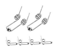 HINTRMENT 6pcs Torsion Springs Curling Rod Replacement for Hair Curling Iron DIY Metal Hair Tool Springs Silver Elasticity for Enhanced Curl Retention and Quick Styling