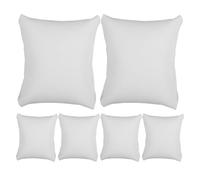 HINTRMENT 6pcs Watch Display Pillow Bracelet Display Holder Pu Leather Comfortable Cushion Lightweight Fiberfill White for Store at Home