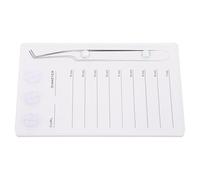 HINTRMENT Acrylic Eyelash Magnetic Eyelash Plate Grafting Storage Board Not Easy to Break Easy to Carry Professional Personal Use Beauty Salon Displaying