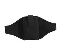 HINTRMENT Adjustable Mic Waist Belt Fitness Instructor Microphone Holder Pack with Neoprene Storage Pouch 85cm Black Waistband for Gym Workout