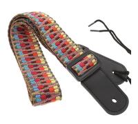 HINTRMENT Adjustable Ukulele Strap Belt Made of Skin Friendly Cotton and Leather with, Easy to Clean Musical Instrument Accessory Suitable as A Birthday Or Festival