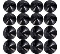 HINTRMENT Automotive Glass Suction Cup 40pcs Black Pvc Suction Pads with Strong Adsorption for Car Sunshade and Smooth Surface Attachment